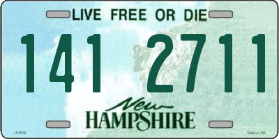 NH license plate 1412711