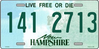 NH license plate 1412713