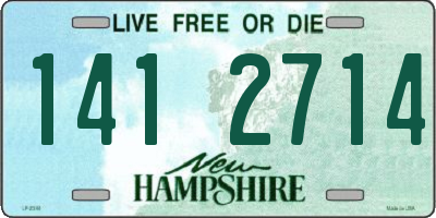 NH license plate 1412714
