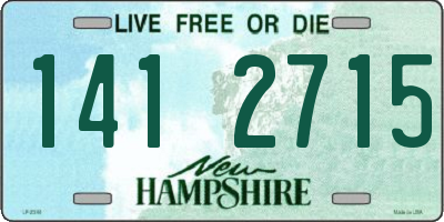 NH license plate 1412715