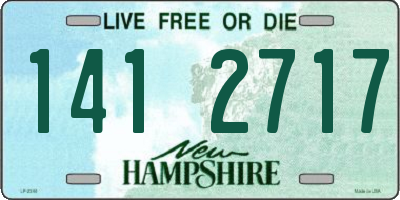 NH license plate 1412717