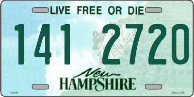 NH license plate 1412720