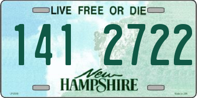 NH license plate 1412722