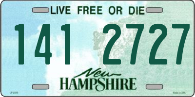 NH license plate 1412727