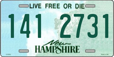 NH license plate 1412731
