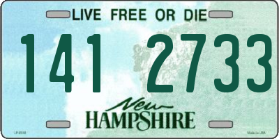 NH license plate 1412733