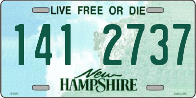 NH license plate 1412737