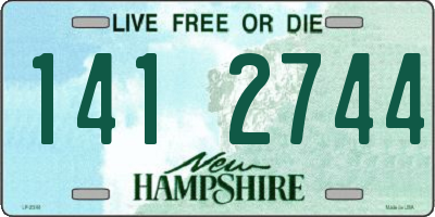 NH license plate 1412744