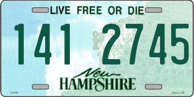 NH license plate 1412745