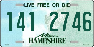 NH license plate 1412746