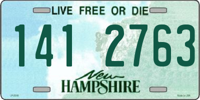NH license plate 1412763