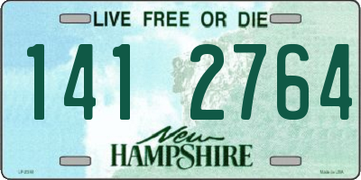 NH license plate 1412764