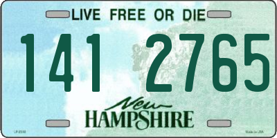 NH license plate 1412765