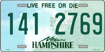 NH license plate 1412769