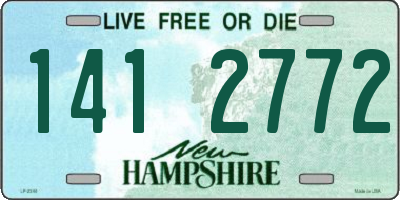 NH license plate 1412772