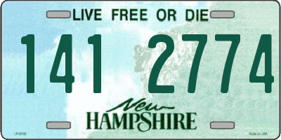 NH license plate 1412774