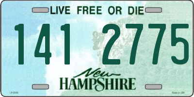 NH license plate 1412775