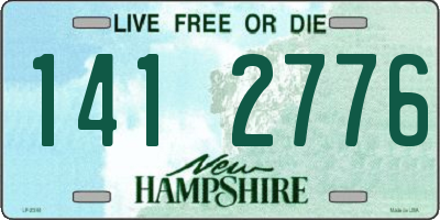 NH license plate 1412776