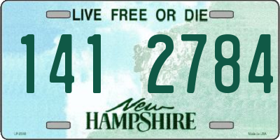 NH license plate 1412784