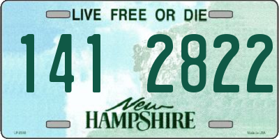 NH license plate 1412822