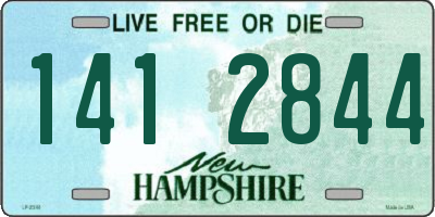 NH license plate 1412844