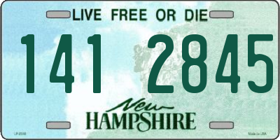 NH license plate 1412845