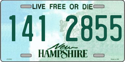 NH license plate 1412855