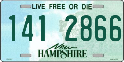 NH license plate 1412866