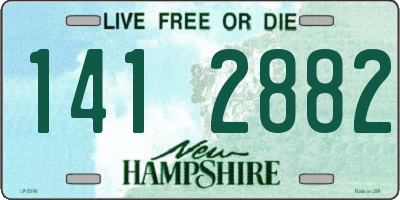 NH license plate 1412882