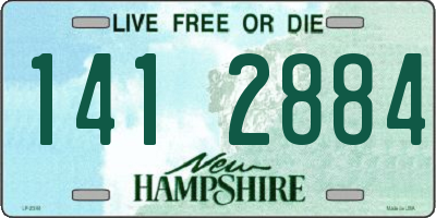 NH license plate 1412884
