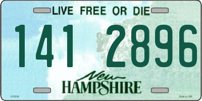 NH license plate 1412896