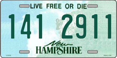 NH license plate 1412911
