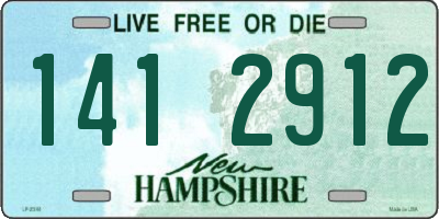 NH license plate 1412912