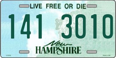 NH license plate 1413010