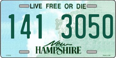 NH license plate 1413050