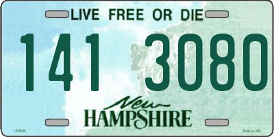 NH license plate 1413080