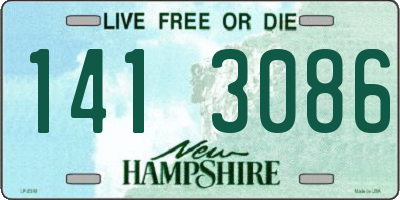 NH license plate 1413086