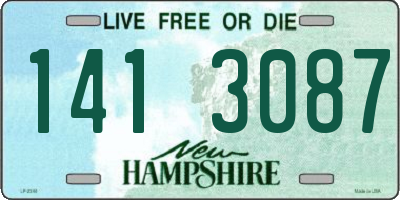 NH license plate 1413087