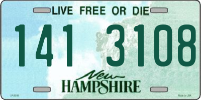 NH license plate 1413108