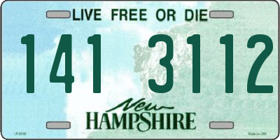 NH license plate 1413112