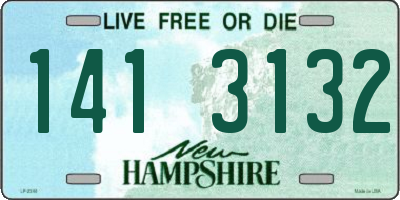 NH license plate 1413132