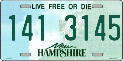 NH license plate 1413145