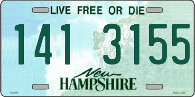 NH license plate 1413155