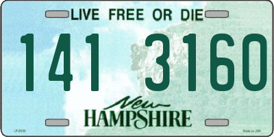 NH license plate 1413160