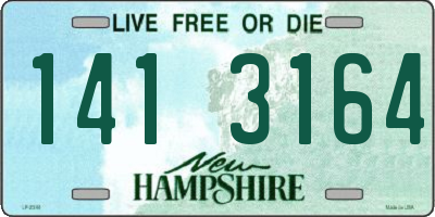 NH license plate 1413164