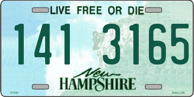 NH license plate 1413165