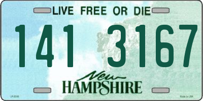 NH license plate 1413167