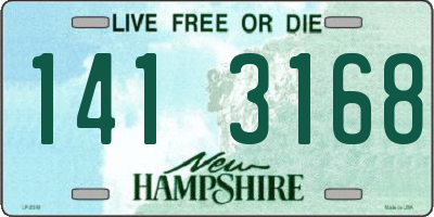 NH license plate 1413168