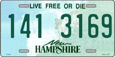 NH license plate 1413169
