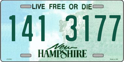 NH license plate 1413177